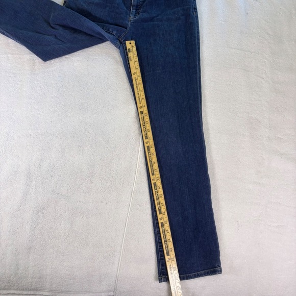 LRL Lauren Ralph Lauren Womens Jeans 10 Modern Straight Dark Blue Wash Denim - Picture 8 of 14
